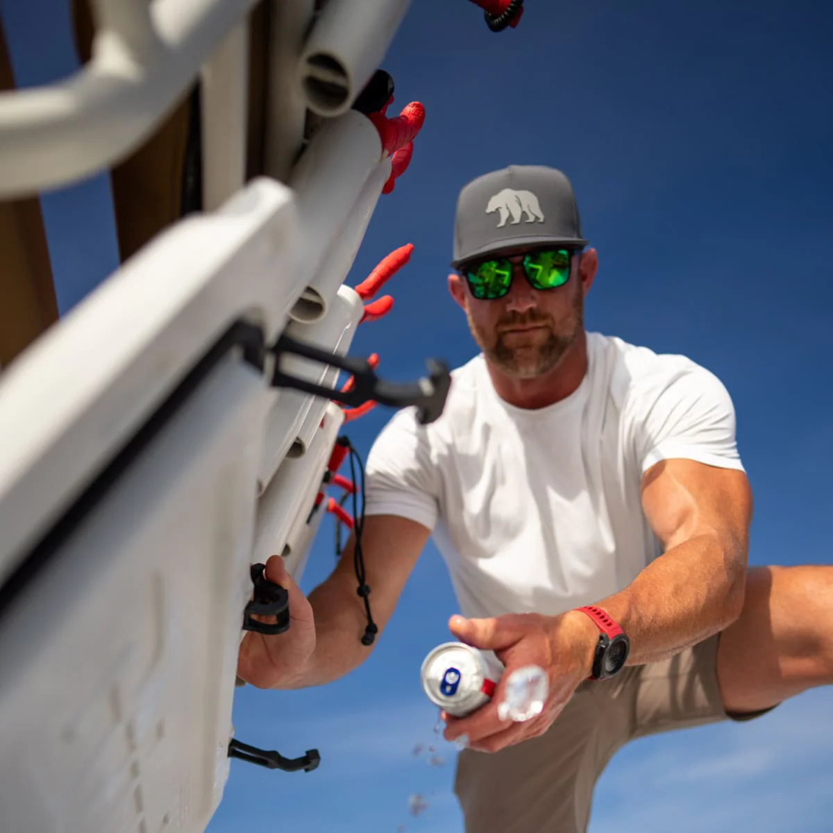 Grizzly Icon - Flat Bill Hat - Image 4