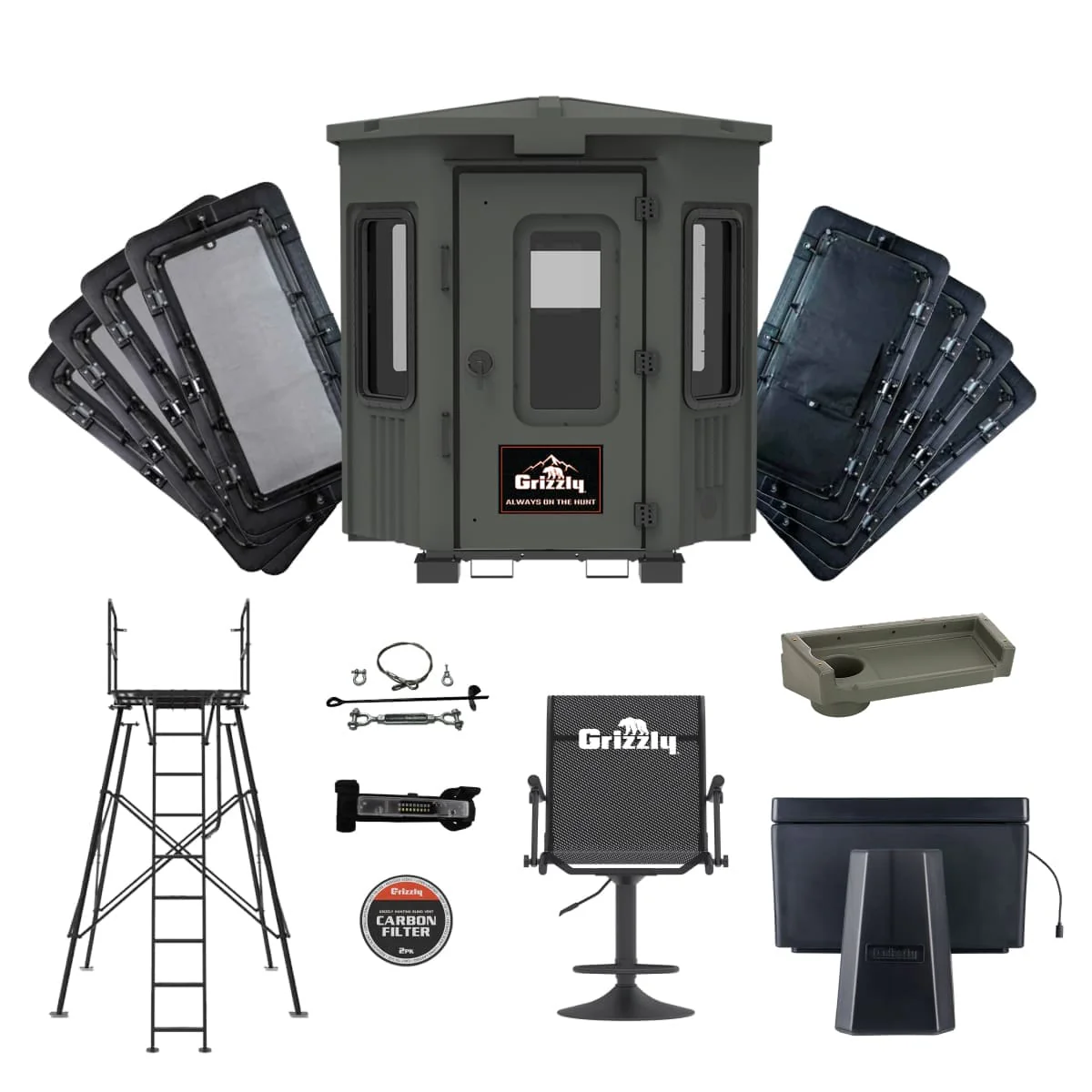 Premium Tower Alpha Hunting Blind Kit - Image 19