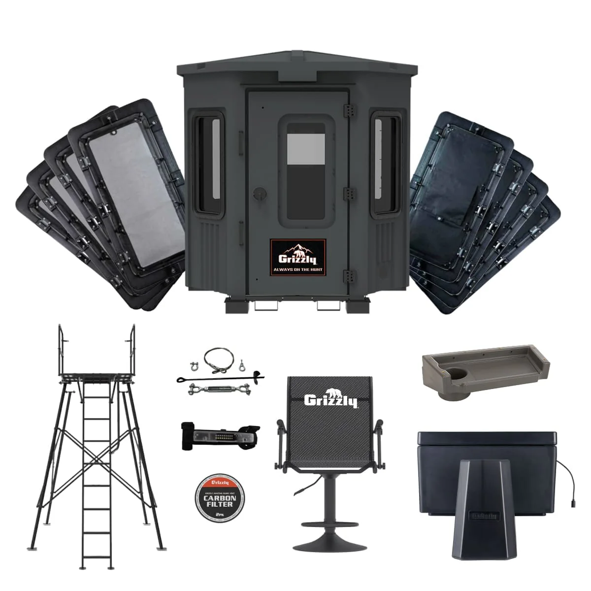 Premium Tower Alpha Hunting Blind Kit - Image 38