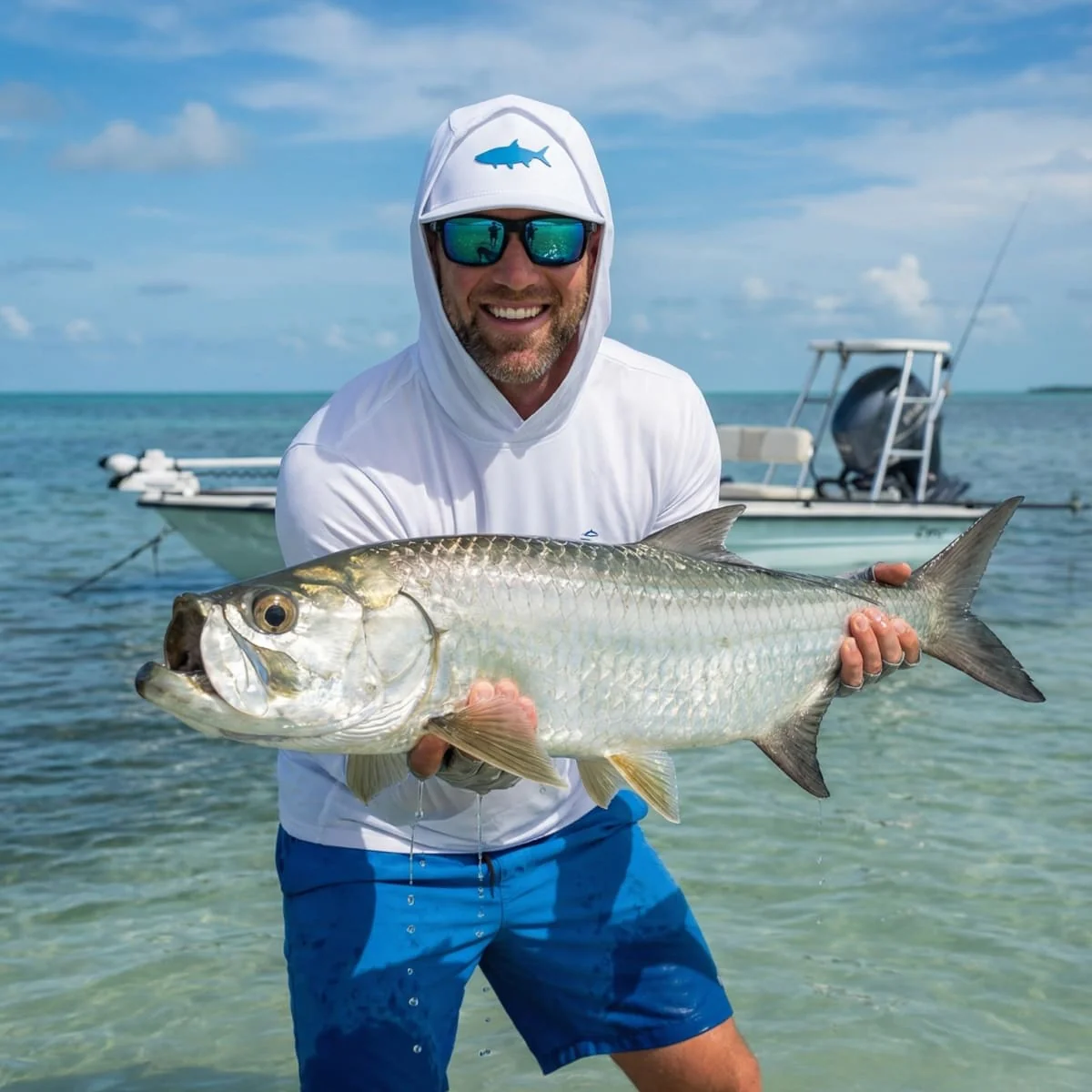 Tarpon Icon - Flat Bill Hat - Image 4
